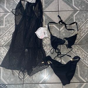 bikini set with cover up